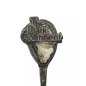 Vintage Collectible Souvenir "The‎ DARK CONTINENT" BUSCH GARDENS Souvenir Spoon